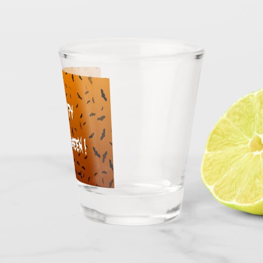 Halloween Bats Shot Glas (Rechts)