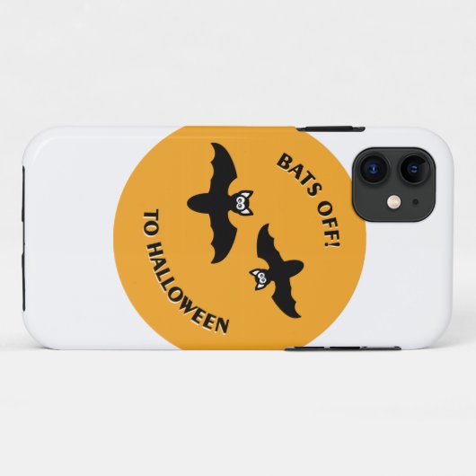 Halloween Bats Sinaasappel Case-Mate iPhone Case (Achterkant (horizontaal))