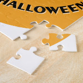Halloween Bats Sinaasappel Legpuzzel (Zijkant)