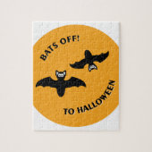 Halloween Bats Sinaasappel Legpuzzel (Verticaal)