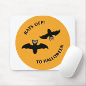 Halloween Bats Sinaasappel Muismat (Met muis)