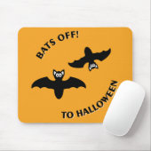 Halloween Bats Sinaasappel Muismat (Met muis)