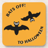 Halloween Bats Sinaasappel Onderzetter (Voorkant)