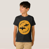 Halloween Bats Sinaasappel T-shirt (Voorkant volledig)