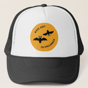 Halloween Bats Sinaasappel Trucker Pet