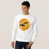 Halloween Bats Sinaasappel Trui (Voorkant volledig)