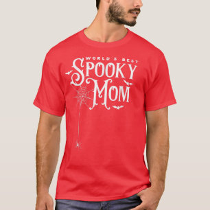 Halloween Bats Spider Web Gothic World's Best Spoo T-shirt
