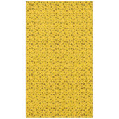 Halloween Bats Spiders Web op Large Yellow Tafelkleed (Voorkant)