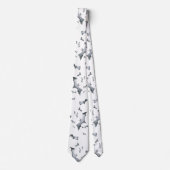 Halloween bats spooky patroon stropdas (Voorkant)