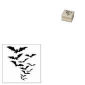 Halloween Bats Stamp Rubberstempel (Gestempeld)