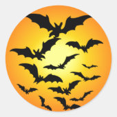 Halloween Bats Sticker (Voorkant)