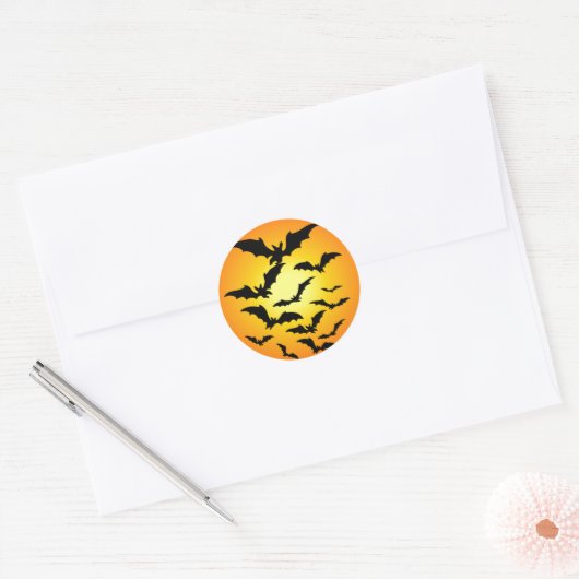 Halloween Bats Sticker (Envelop)