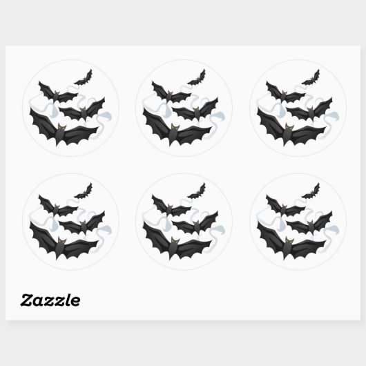 Halloween Bats Sticker (Vel)