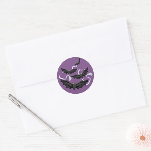 Halloween Bats Sticker (Envelop)