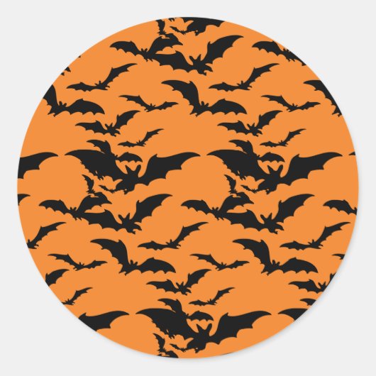 Halloween Bats Sticker (Voorkant)