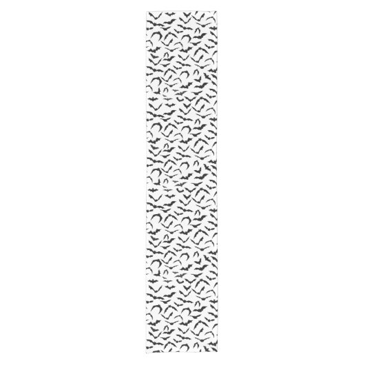 Halloween Bats Table Runner Korte Tafelloper (Voorkant)