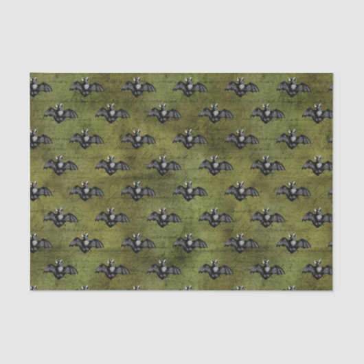  Halloween Bats Tissuepapier (Voorkant)