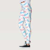 Halloween Bats Trans Pride Colors Leggings (Links)