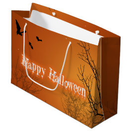 Halloween Bats & Trees - Large Gift Bag Cadeautasje