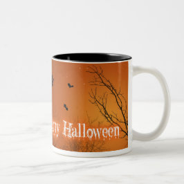 Halloween Bats & Trees - Mok