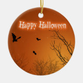 Halloween Bats & Trees - Ornament (Voorkant)
