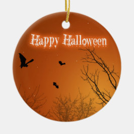 Halloween Bats & Trees - Ornament