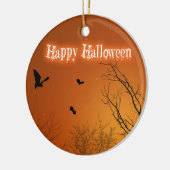 Halloween Bats & Trees - Ornament (Links)