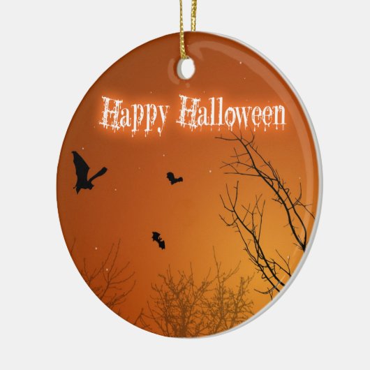 Halloween Bats & Trees - Ornament (Links)