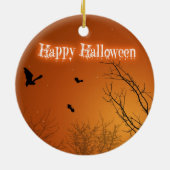 Halloween Bats & Trees - Ornament (Achterkant)
