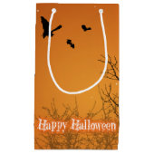 Halloween Bats & Trees - Small Gift Bag Klein Cadeauzakje (Voorkant)