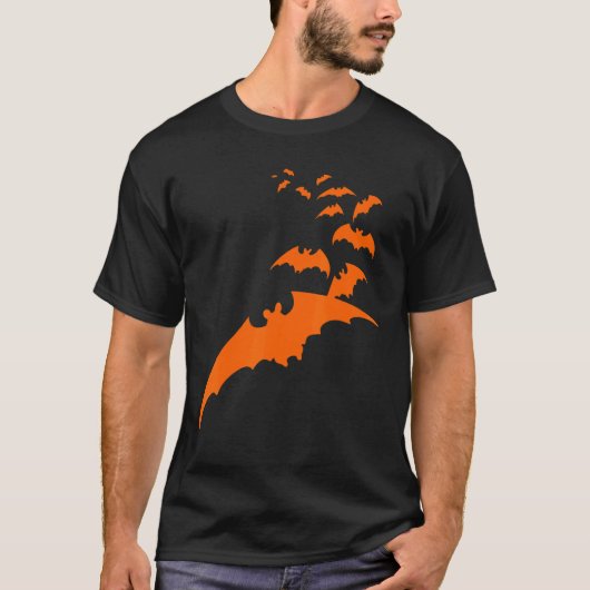 HALLOWEEN BATS VAMPIRE BAT COSTUME LADIES MANNEN C T-SHIRT (Voorkant)