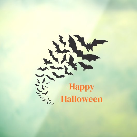 Halloween Bats Venster Cling Raamsticker (Vel 3)
