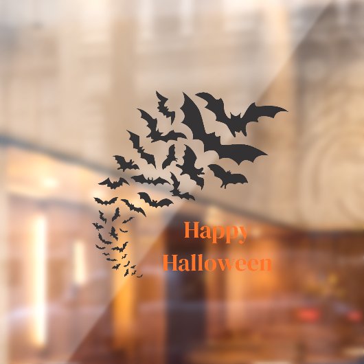 Halloween Bats Venster Cling Raamsticker (Vel 2)