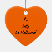 Halloween Batty Keramisch Ornament (Achterkant)