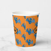 Halloween Batty Patroon Papier Cup Papieren Bekers (Rechts)