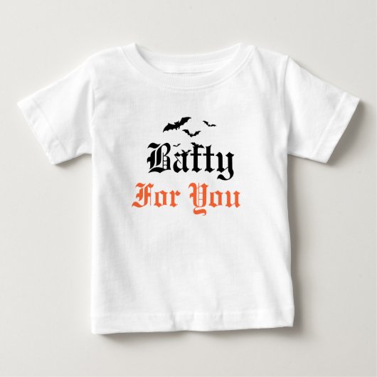 Halloween Batty voor je Baby T-shirt (Voorkant)