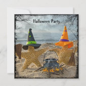 Halloween Beach Party uitnodiging (Voorkant)