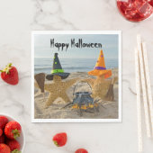 Halloween Beach Zeesterren Heksen Servet (Insitu)