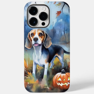 Halloween Beagle met pompoenen eng Case-Mate iPhone 14 Pro Max Hoesje