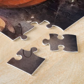 Halloween Beagle met pompoenen eng Legpuzzel (Zijkant)