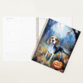 Halloween Beagle met pompoenen eng Planner (Display)