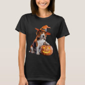 Halloween Beagle voor Hondenliefhebbers Charmant K T-shirt (Voorkant)
