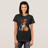 Halloween Beagle voor Hondenliefhebbers Charmant K T-shirt (Voorkant volledig)