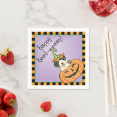 Halloween Bearded Collie Napkins Servet (Insitu)