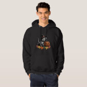 Halloween Bearded Dragon Witch Hoodie (Voorkant volledig)