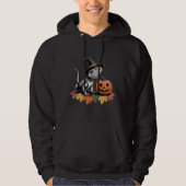 Halloween Bearded Dragon Witch Hoodie (Voorkant)