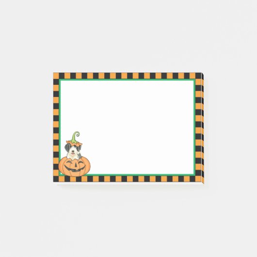 Halloween Beardie Post-it® Notes (Voorkant)
