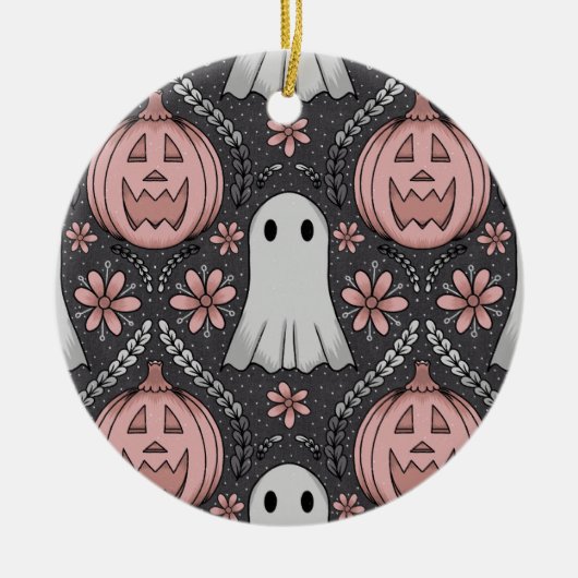 Halloween beauty keramisch ornament (Voorkant)