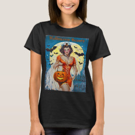 Halloween Beauty - Retro Pin-Up T-shirt
