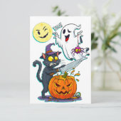 halloween bedankkaart (Staand voorkant)